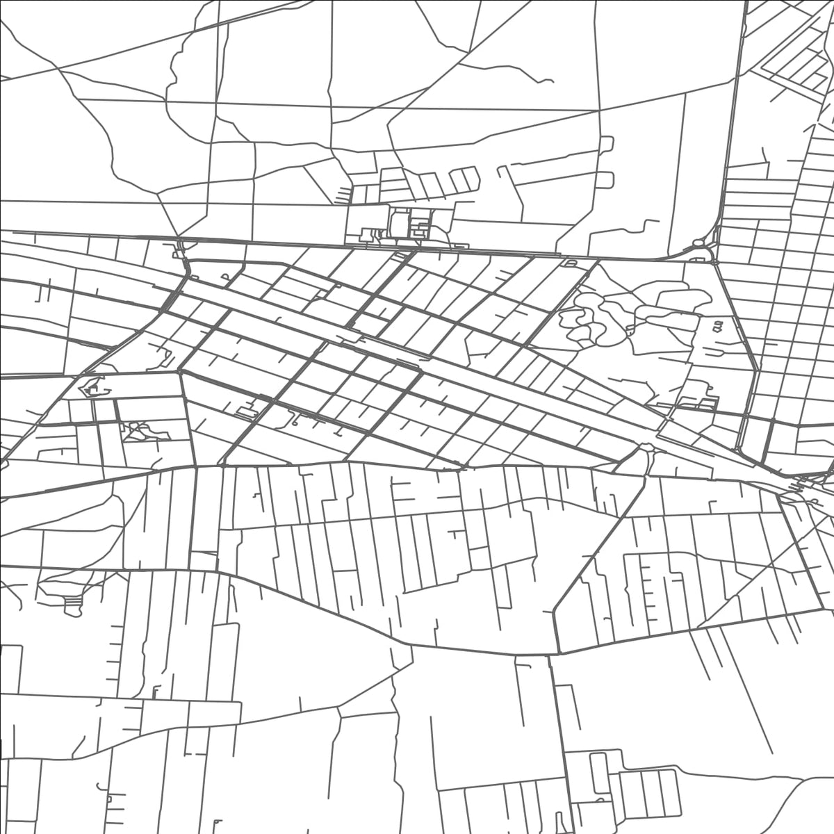 ROAD MAP OF SULEJOWEK, POLAND BY MAPBAKES