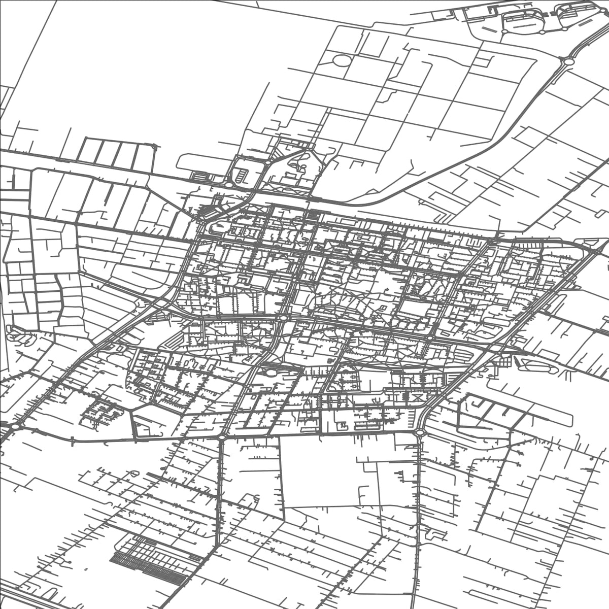 ROAD MAP OF SWIDNIK, POLAND BY MAPBAKES