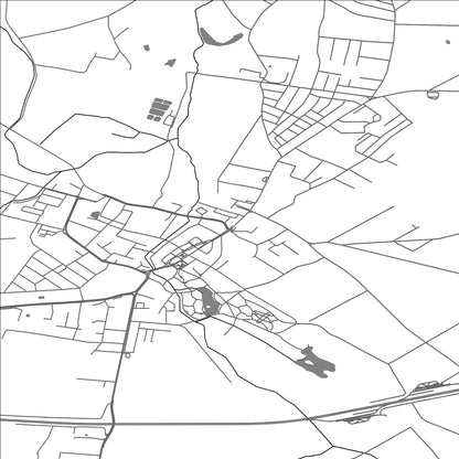 ROAD MAP OF SYCOW, POLAND BY MAPBAKES