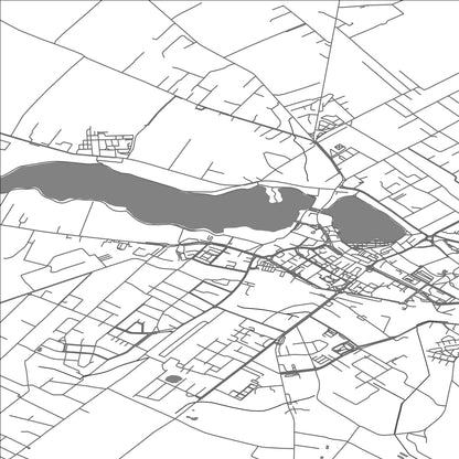 ROAD MAP OF SZCZYTNO, POLAND BY MAPBAKES