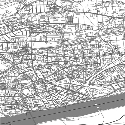 ROAD MAP OF TORUN, POLAND BY MAPBAKES