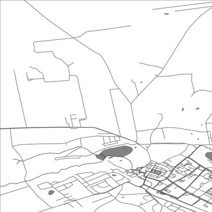 ROAD MAP OF TUCHOLA, POLAND BY MAPBAKES