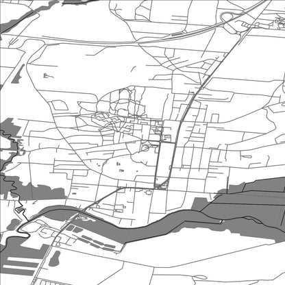 ROAD MAP OF WASILKOW, POLAND BY MAPBAKES