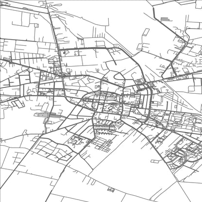 ROAD MAP OF WIELUN, POLAND BY MAPBAKES