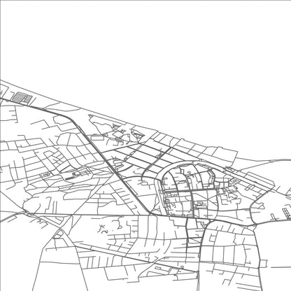 ROAD MAP OF WLADYSLAWOWO, POLAND BY MAPBAKES