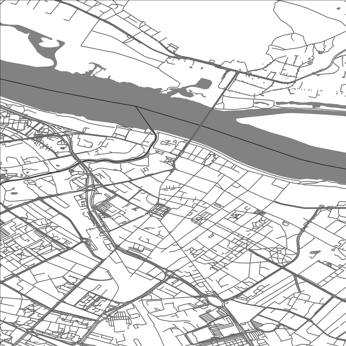 ROAD MAP OF WLOCLAWEK, POLAND BY MAPBAKES