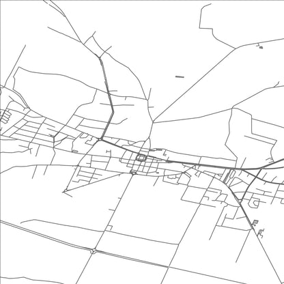 ROAD MAP OF WLOSZCZOWA, POLAND BY MAPBAKES