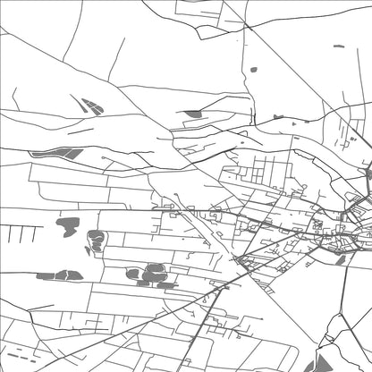 ROAD MAP OF WOLOW, POLAND BY MAPBAKES