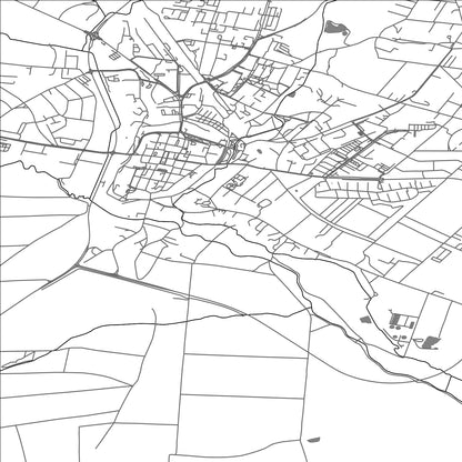 ROAD MAP OF ZABKOWICE SLASKIE, POLAND BY MAPBAKES