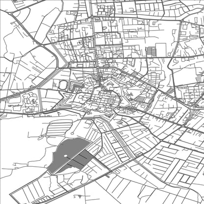 ROAD MAP OF ZAMOSC, POLAND BY MAPBAKES