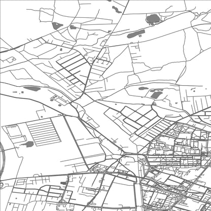 ROAD MAP OF ZAWIERCIE, POLAND BY MAPBAKES