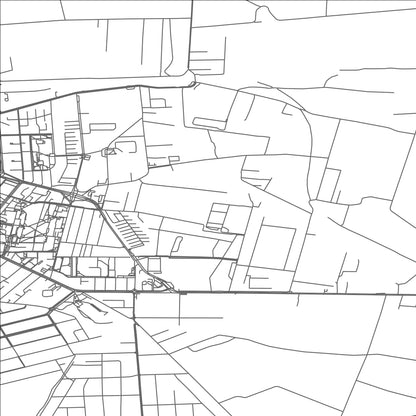 ROAD MAP OF ZDUNSKA WOLA, POLAND BY MAPBAKES