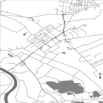 ROAD MAP OF ZDZIESZOWICE, POLAND BY MAPBAKES