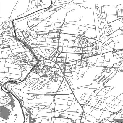 ROAD MAP OF ZGORZELEC, POLAND BY MAPBAKES