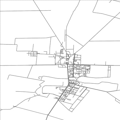 ROAD MAP OF ZYCHLIN, POLAND BY MAPBAKES