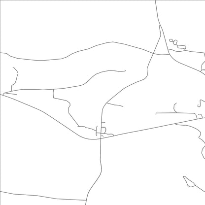 ROAD MAP OF ASHLAND, MONTANA BY MAPBAKES