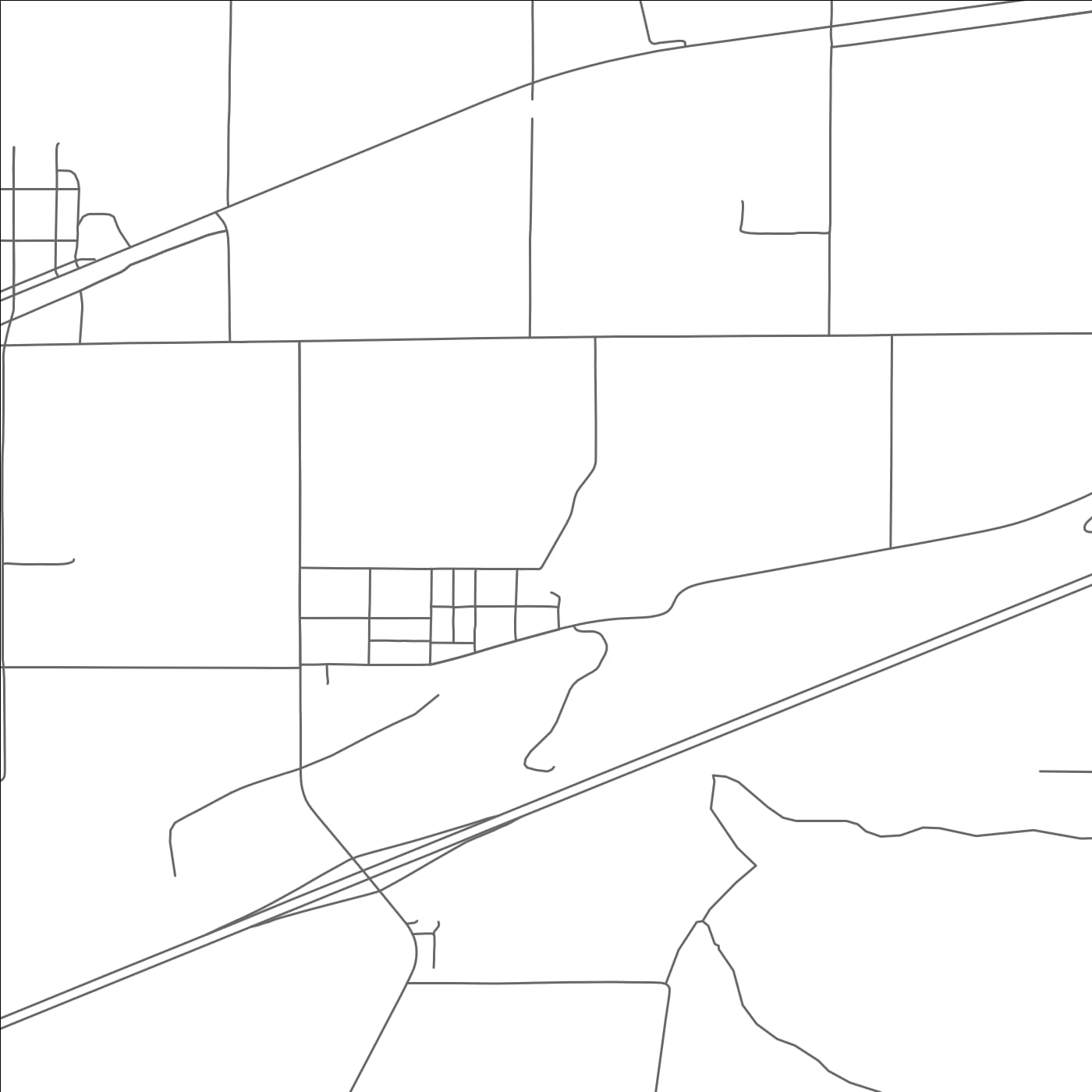 ROAD MAP OF BALLANTINE, MONTANA BY MAPBAKES