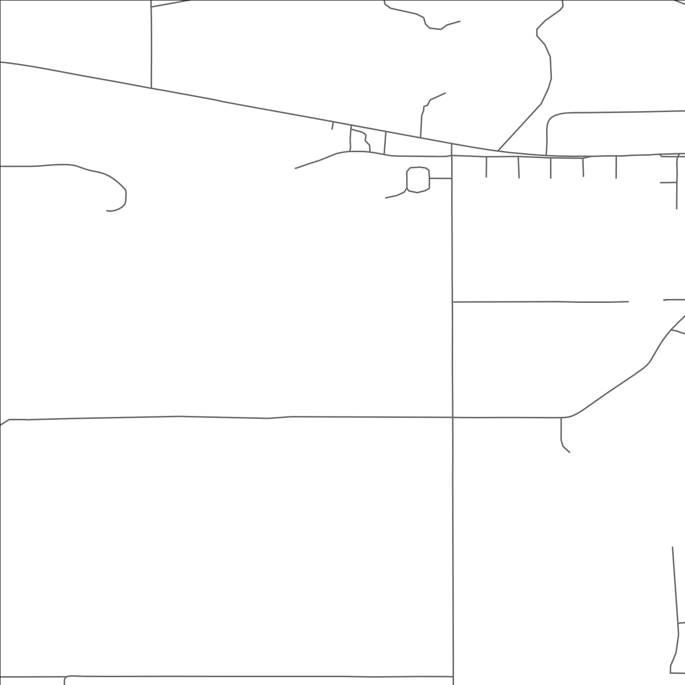 ROAD MAP OF BEAVER CREEK, MONTANA BY MAPBAKES