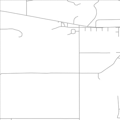 ROAD MAP OF BEAVER CREEK, MONTANA BY MAPBAKES