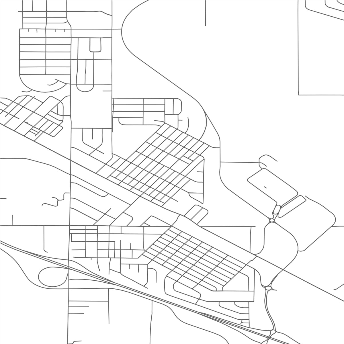 ROAD MAP OF BELGRADE, MONTANA BY MAPBAKES