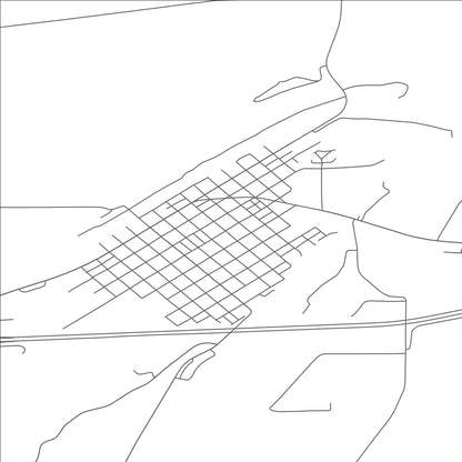 ROAD MAP OF BIG TIMBER, MONTANA BY MAPBAKES