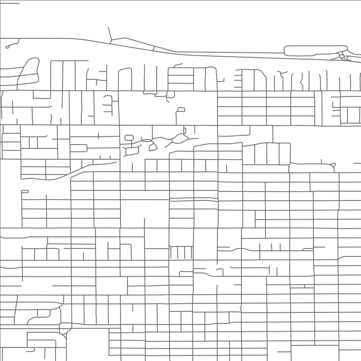ROAD MAP OF BILLINGS, MONTANA BY MAPBAKES