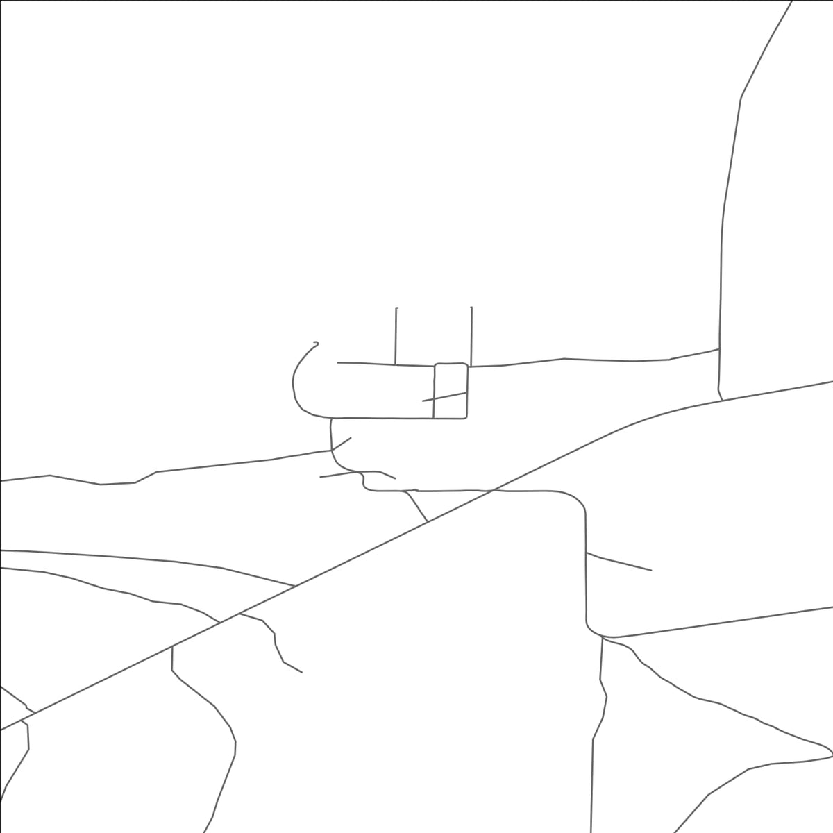 ROAD MAP OF BLACKFOOT, MONTANA BY MAPBAKES