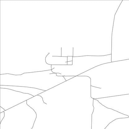 ROAD MAP OF BLACKFOOT, MONTANA BY MAPBAKES