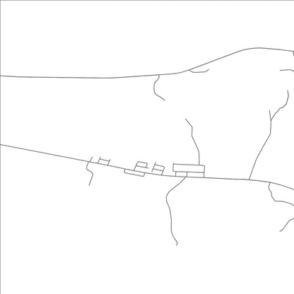 ROAD MAP OF BONEAU, MONTANA BY MAPBAKES