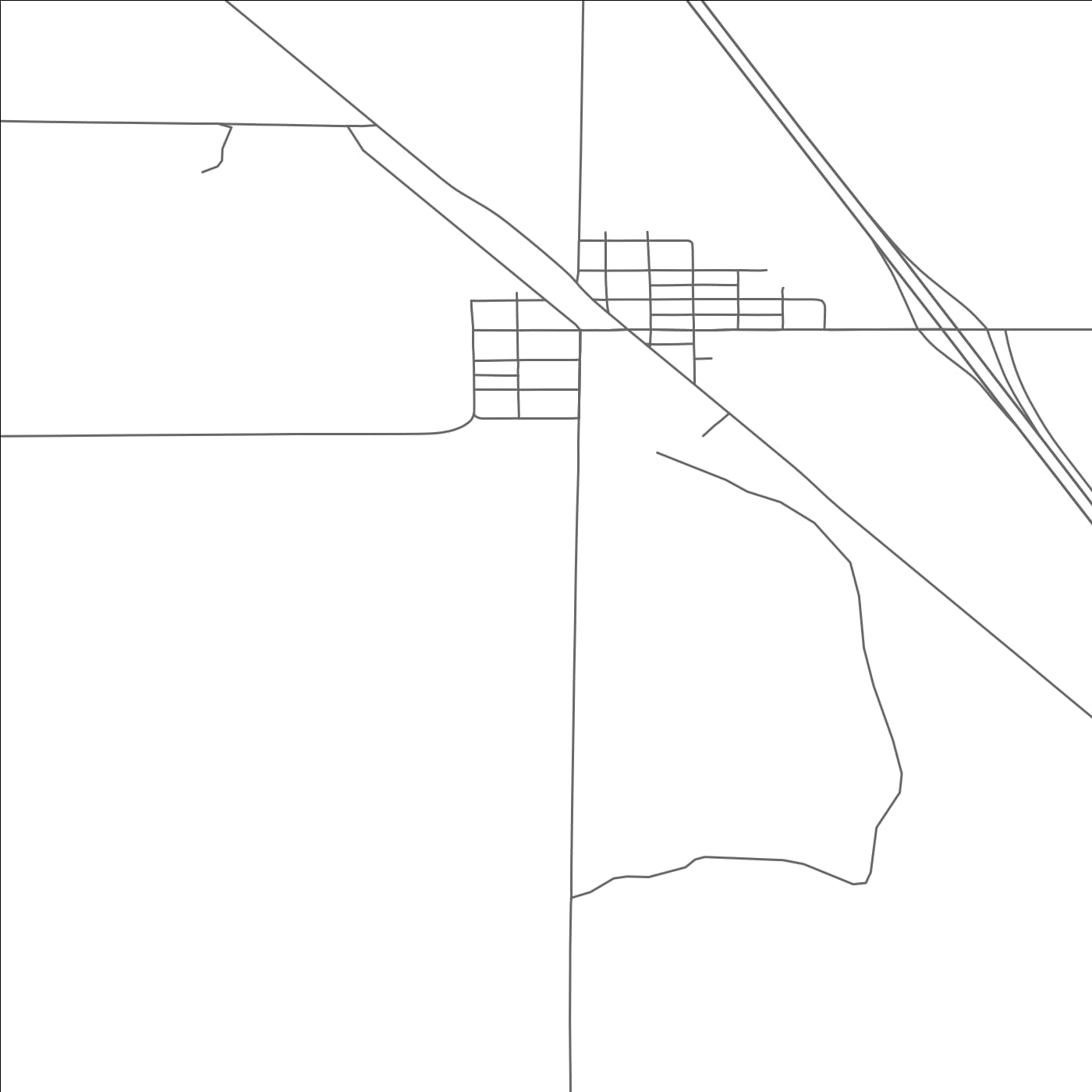 ROAD MAP OF BRADY, MONTANA BY MAPBAKES