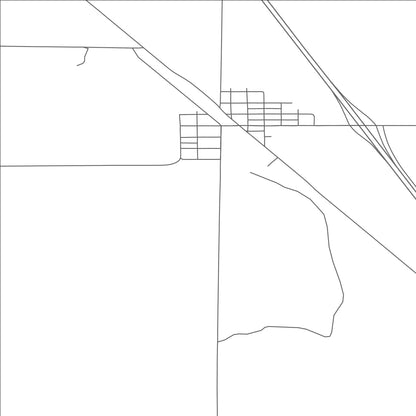 ROAD MAP OF BRADY, MONTANA BY MAPBAKES