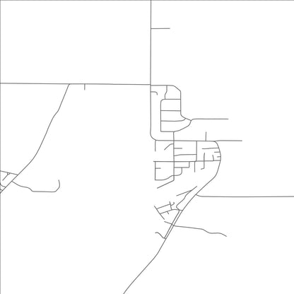 ROAD MAP OF CHURCHILL, MONTANA BY MAPBAKES