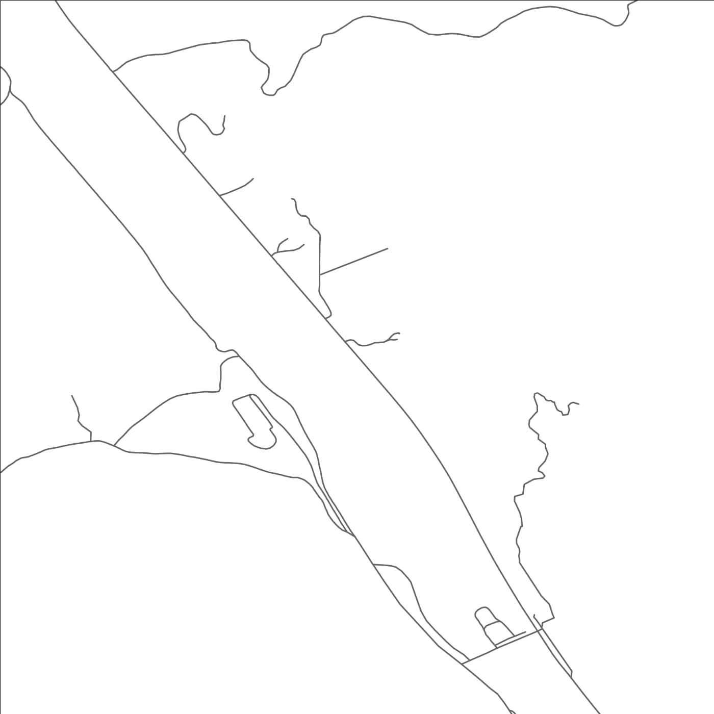 ROAD MAP OF CORWIN SPRINGS, MONTANA BY MAPBAKES