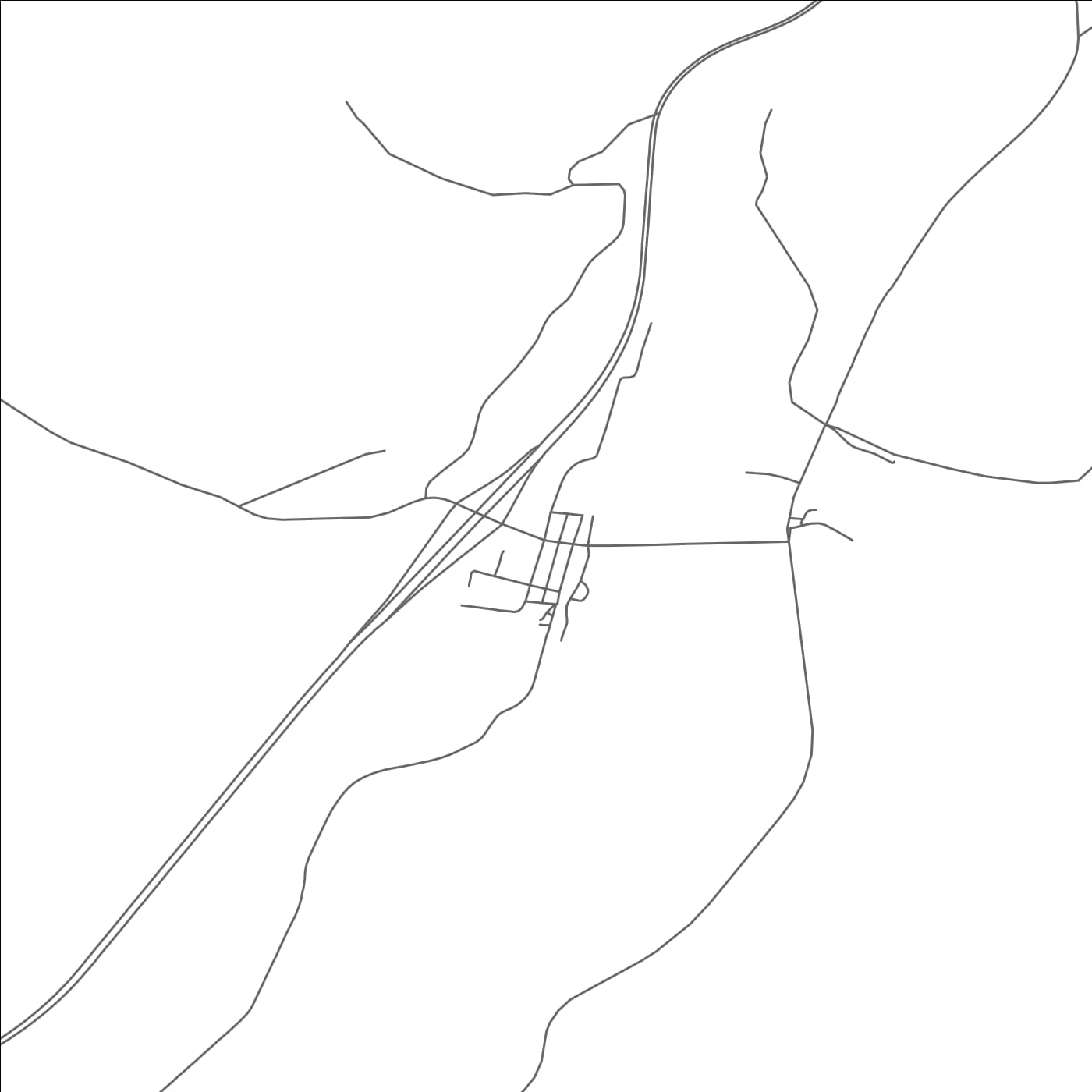 ROAD MAP OF CRAIG, MONTANA BY MAPBAKES