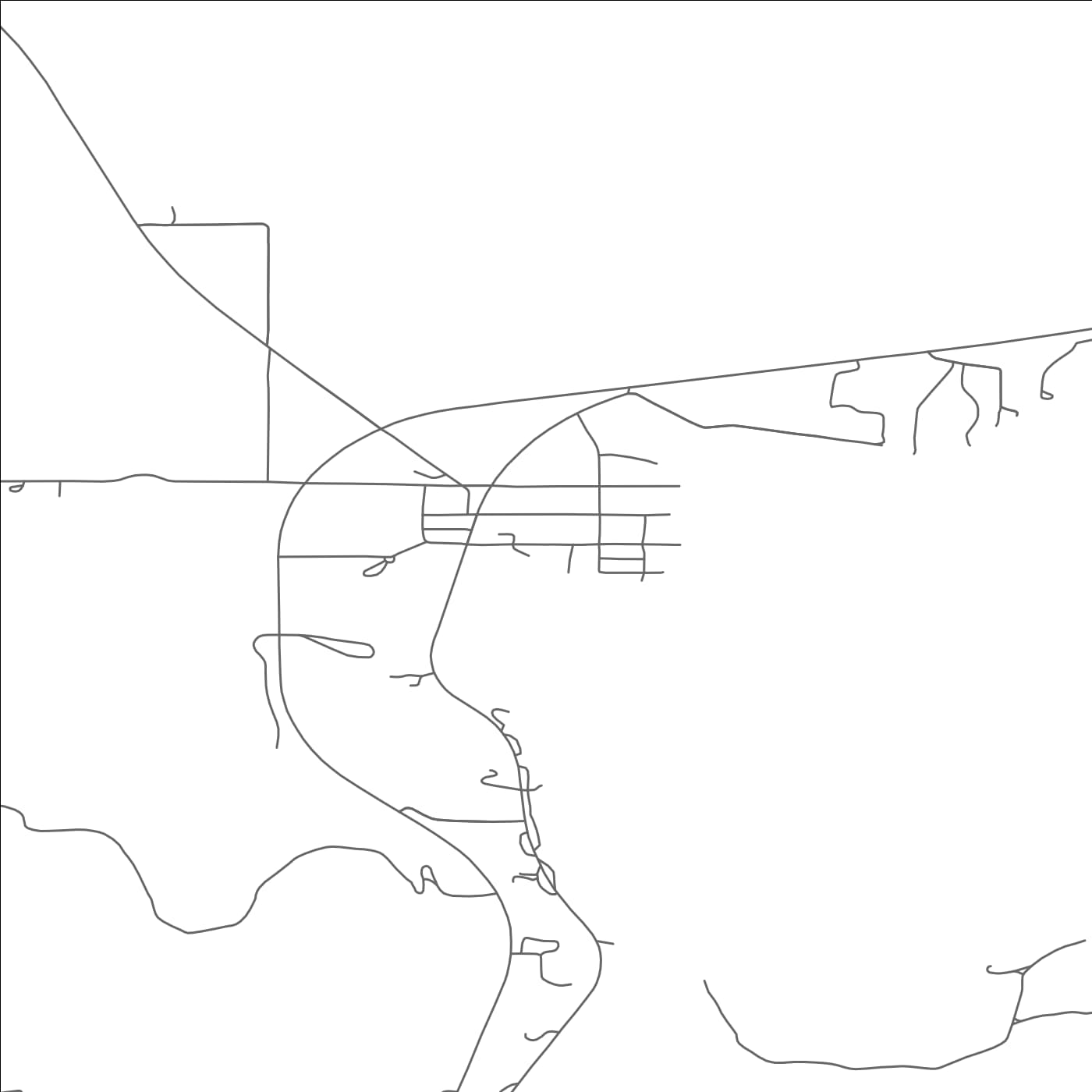 ROAD MAP OF DAYTON, MONTANA BY MAPBAKES