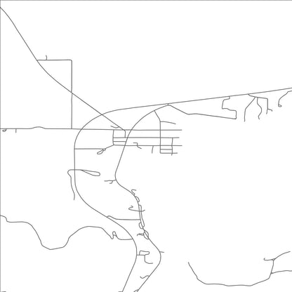 ROAD MAP OF DAYTON, MONTANA BY MAPBAKES