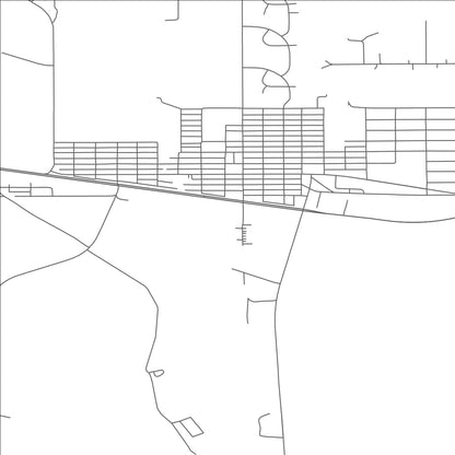 ROAD MAP OF EAST HELENA, MONTANA BY MAPBAKES