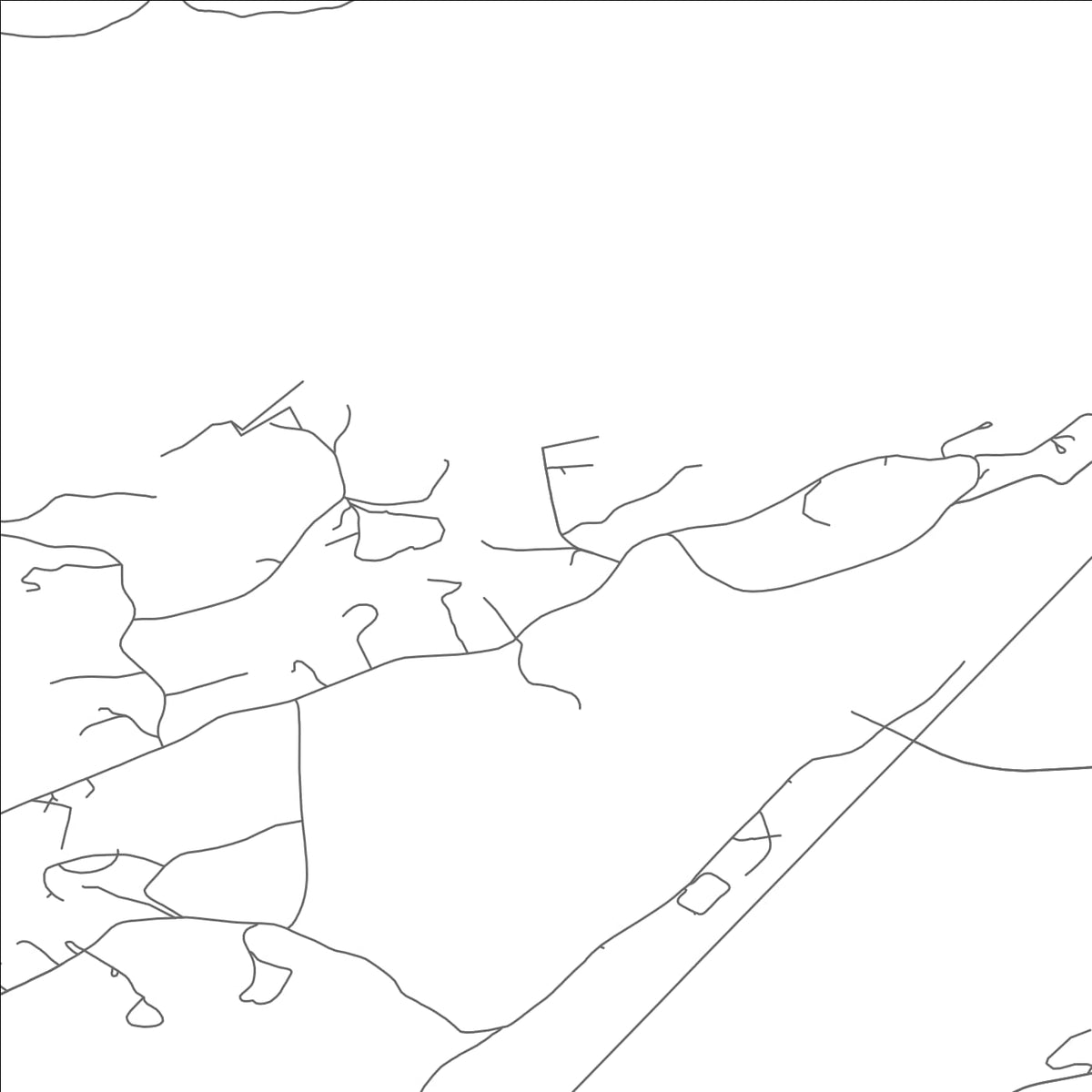 ROAD MAP OF EMIGRANT, MONTANA BY MAPBAKES