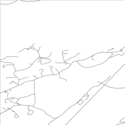 ROAD MAP OF EMIGRANT, MONTANA BY MAPBAKES