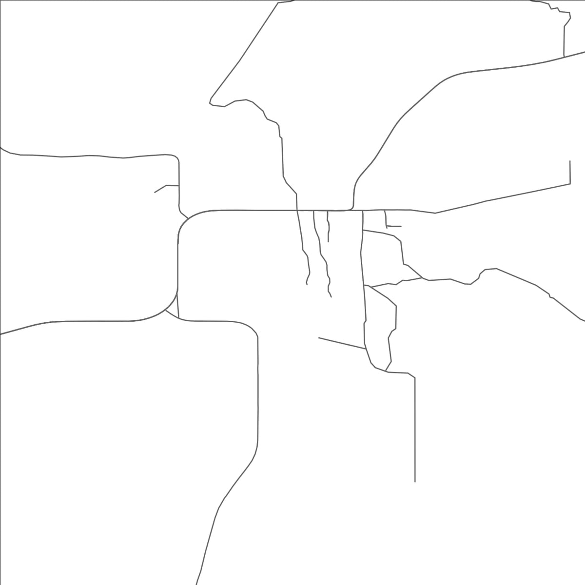 ROAD MAP OF FISHTAIL, MONTANA BY MAPBAKES