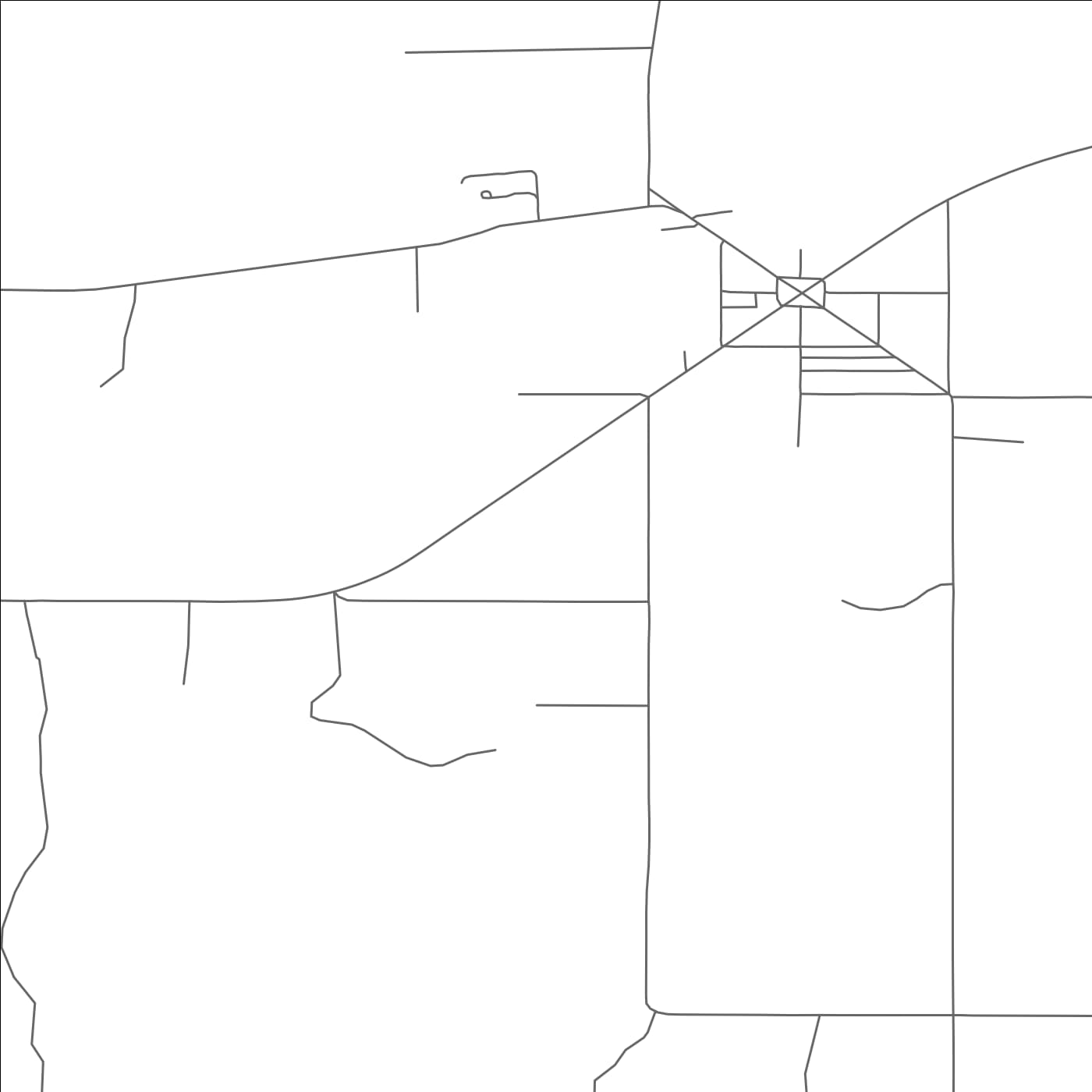 ROAD MAP OF FORT SHAW, MONTANA BY MAPBAKES