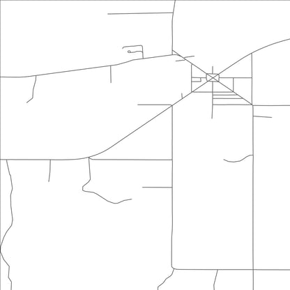 ROAD MAP OF FORT SHAW, MONTANA BY MAPBAKES