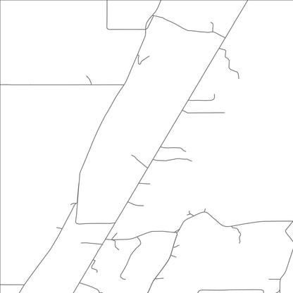 ROAD MAP OF FOX, MONTANA BY MAPBAKES