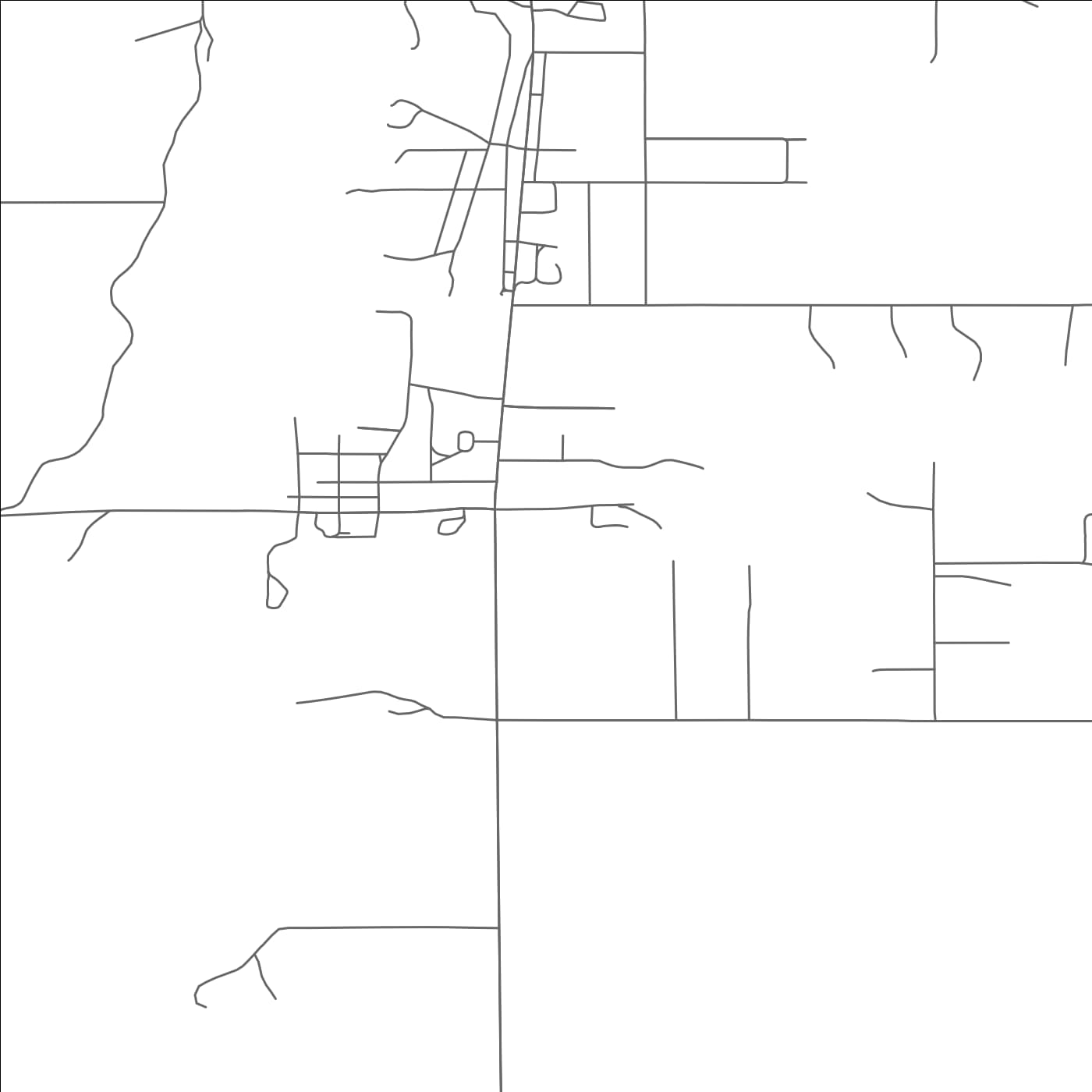 ROAD MAP OF GALLATIN GATEWAY, MONTANA BY MAPBAKES