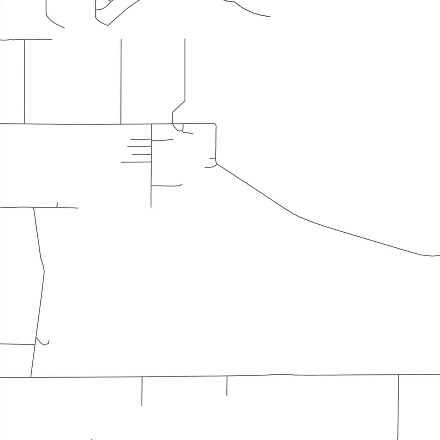 ROAD MAP OF GIBSON FLATS, MONTANA BY MAPBAKES