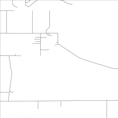 ROAD MAP OF GIBSON FLATS, MONTANA BY MAPBAKES