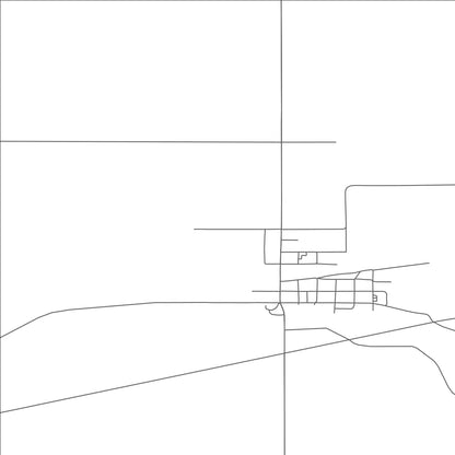 ROAD MAP OF GILDFORD, MONTANA BY MAPBAKES