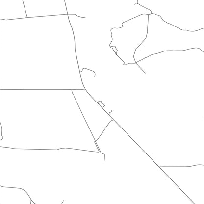 ROAD MAP OF GLEN, MONTANA BY MAPBAKES