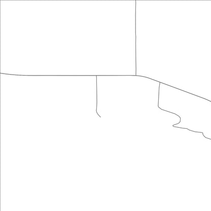 ROAD MAP OF GLENDALE COLONY, MONTANA BY MAPBAKES