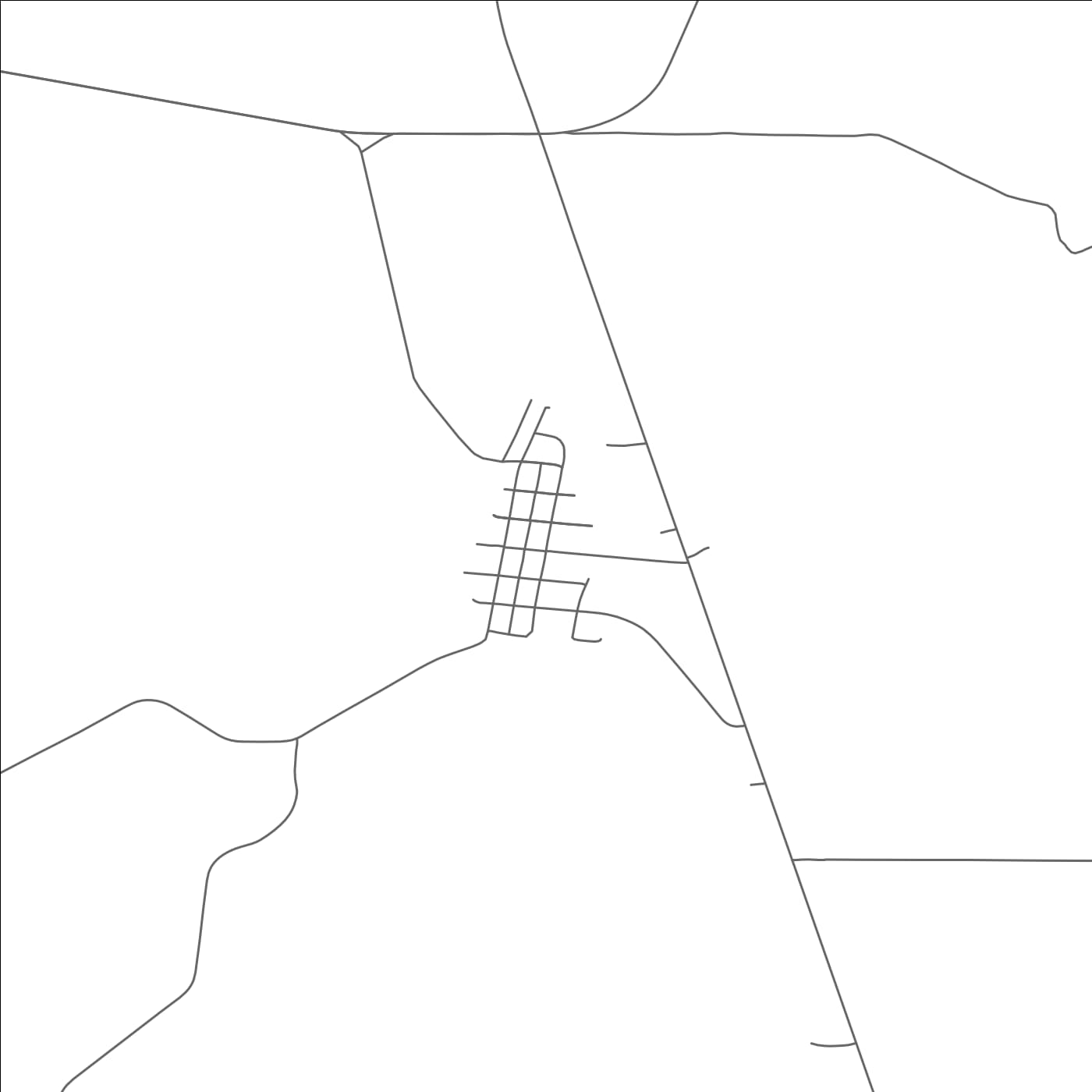 ROAD MAP OF GRASS RANGE, MONTANA BY MAPBAKES